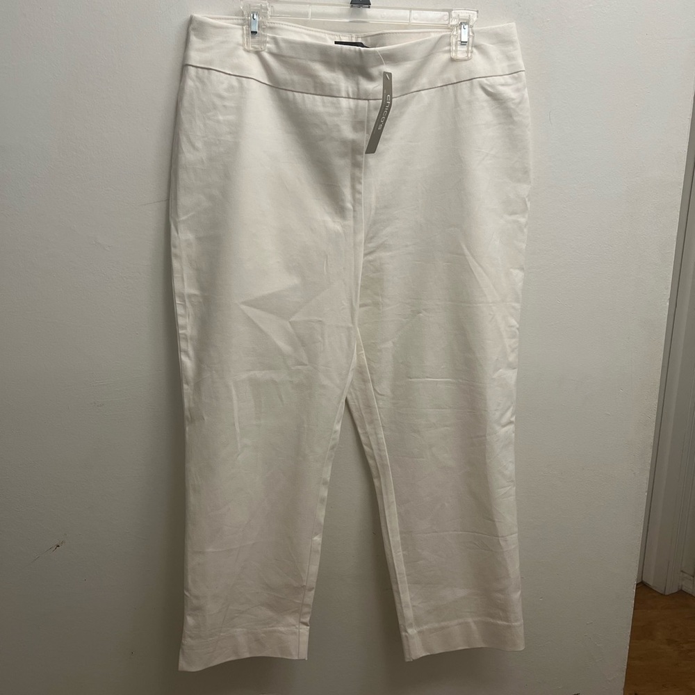 White Cropped Pants